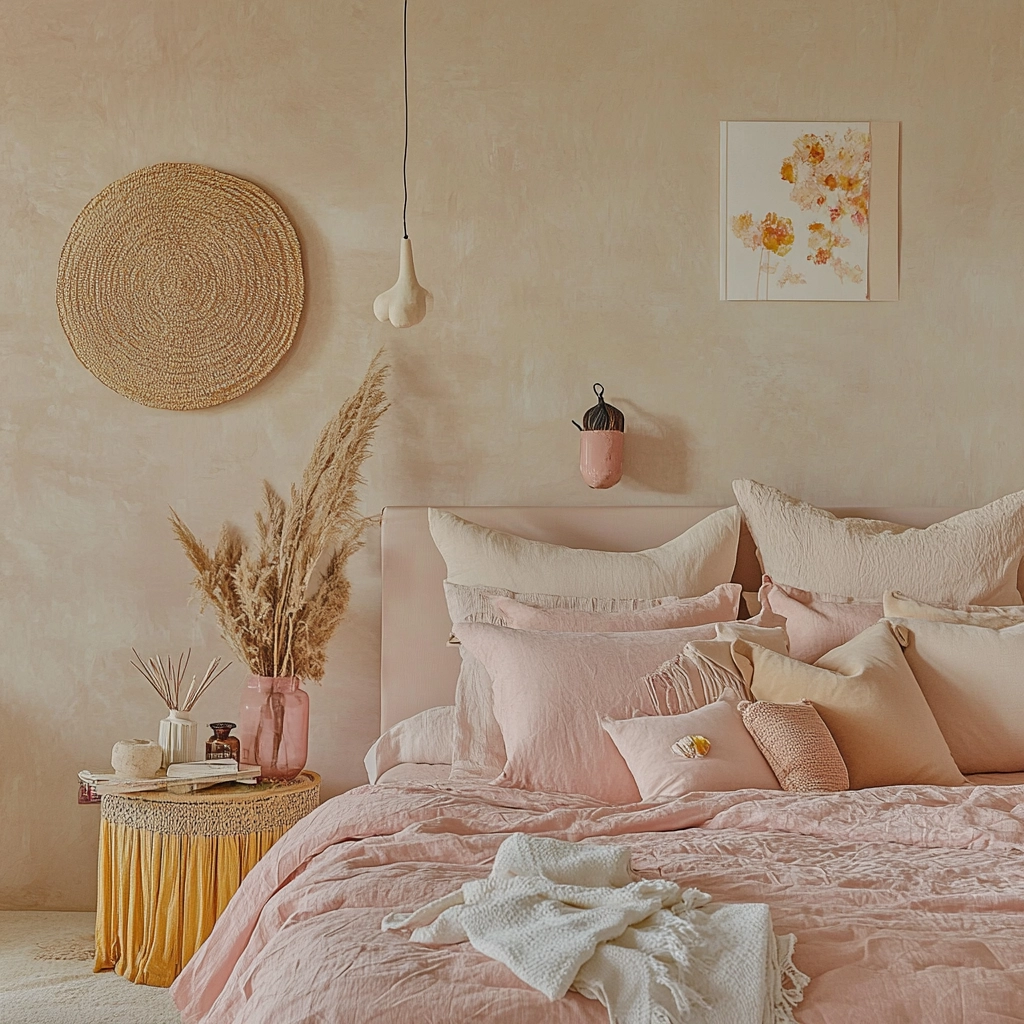 pinky beige bedroom 79