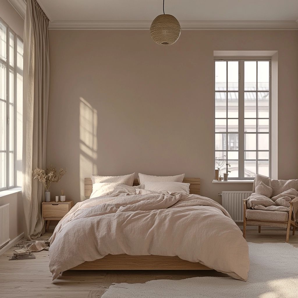 pinky beige bedroom 8