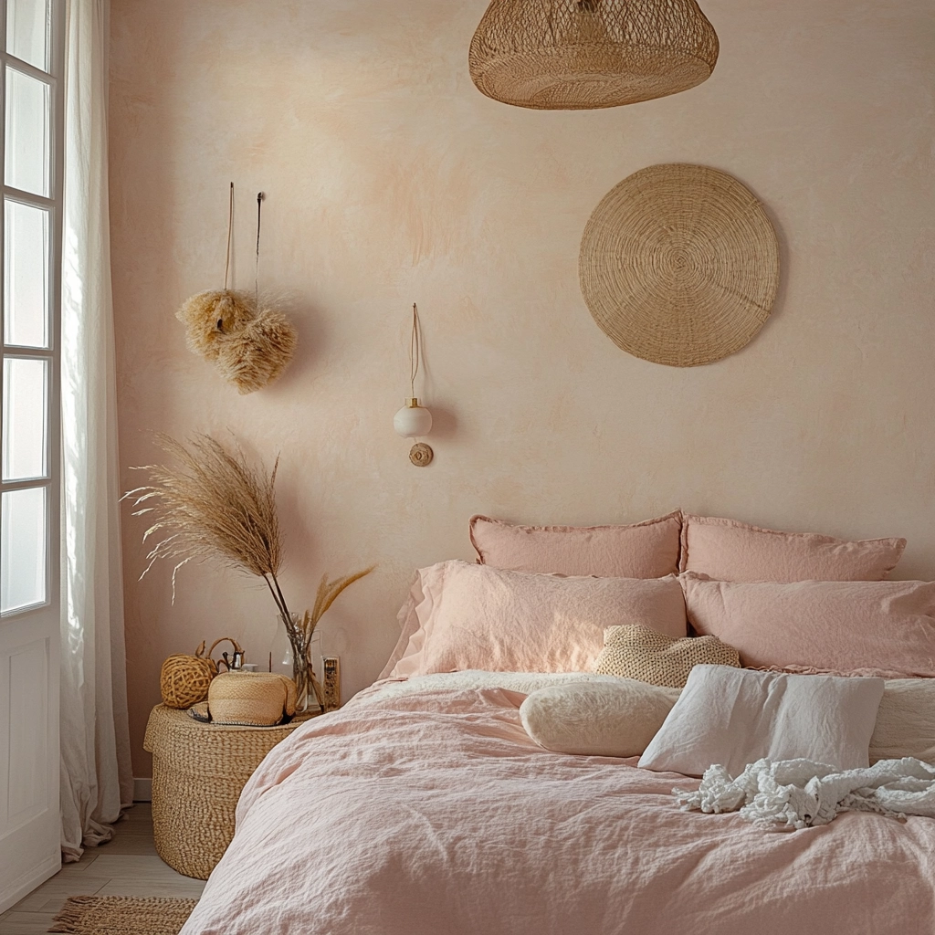 pinky beige bedroom 80