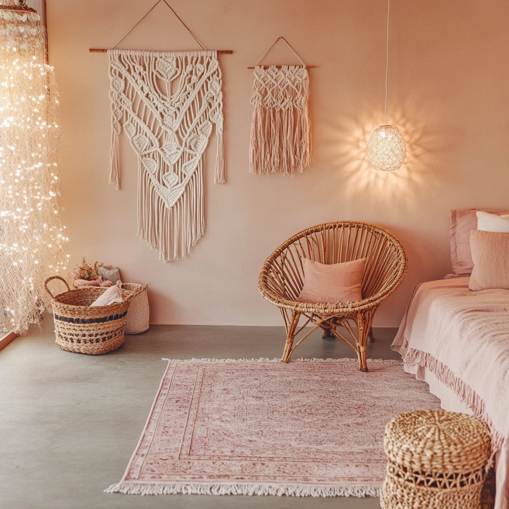 pinky beige bedroom 9