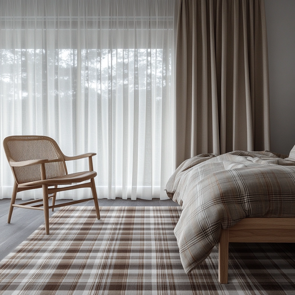 plaid rug bedroom 3