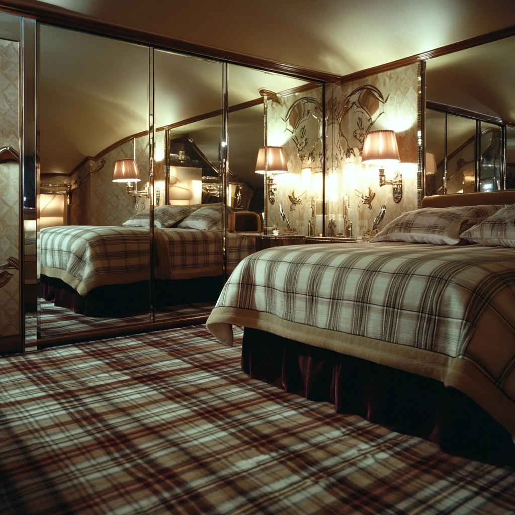 plaid rug bedroom 68