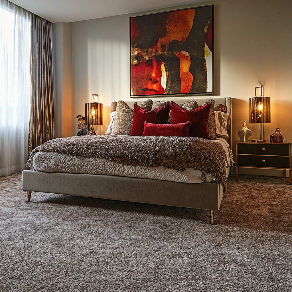 plush carpet bedroom 70