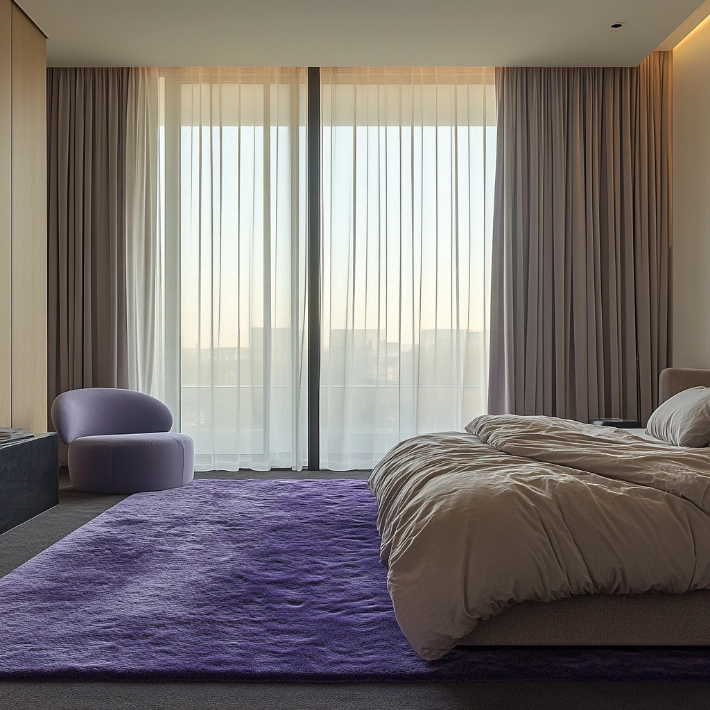 purple rug bedroom 2