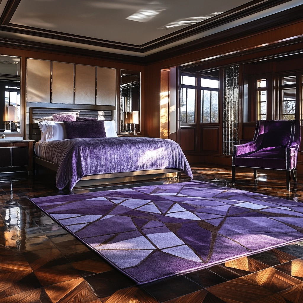 purple rug bedroom 22