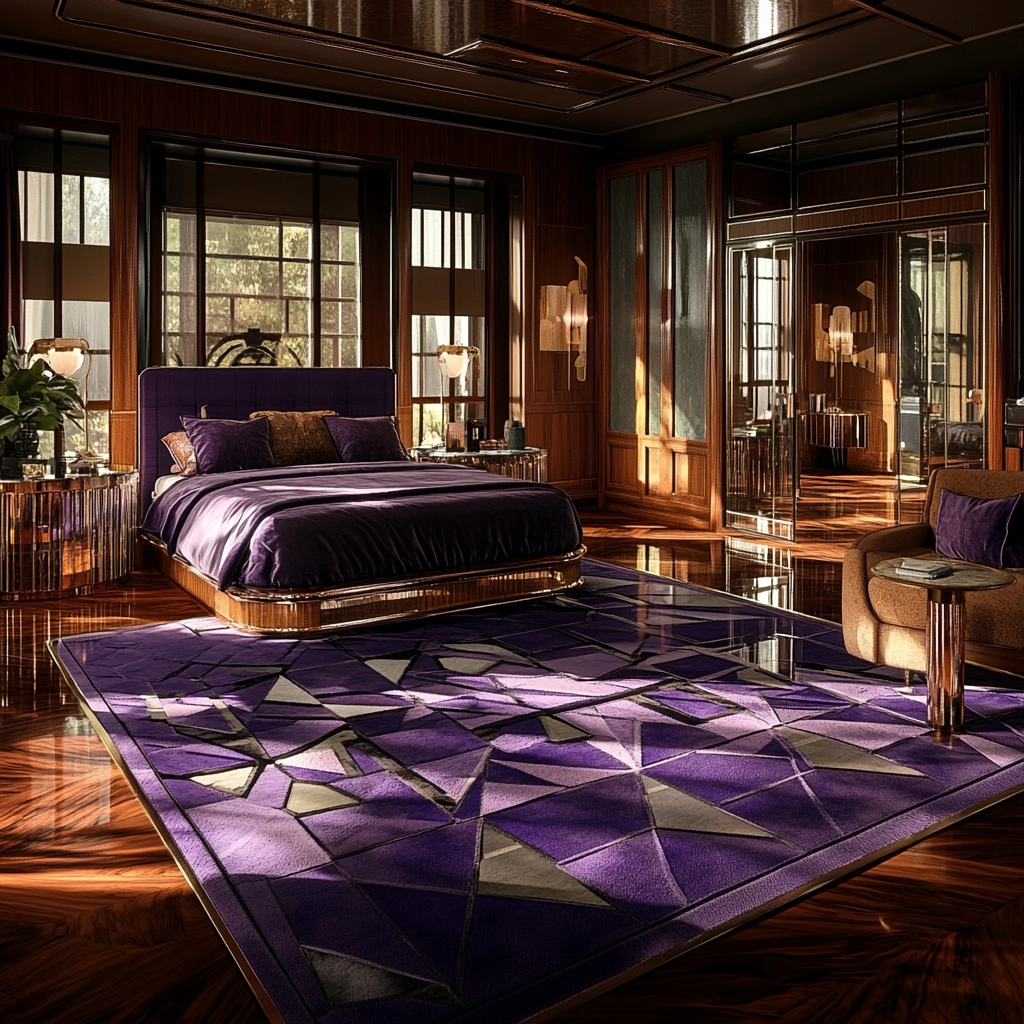 purple rug bedroom 24