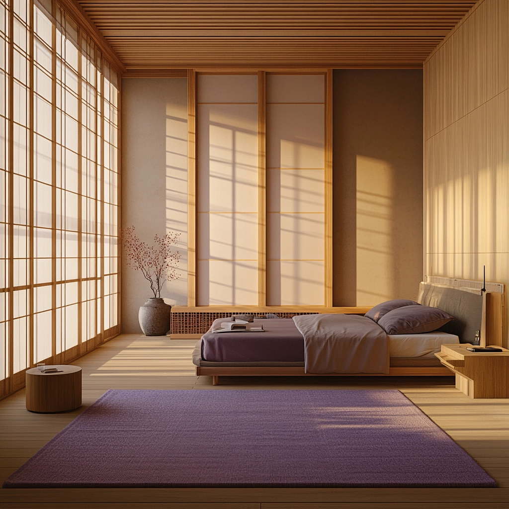 purple rug bedroom 28