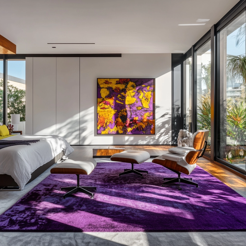 purple rug bedroom 31