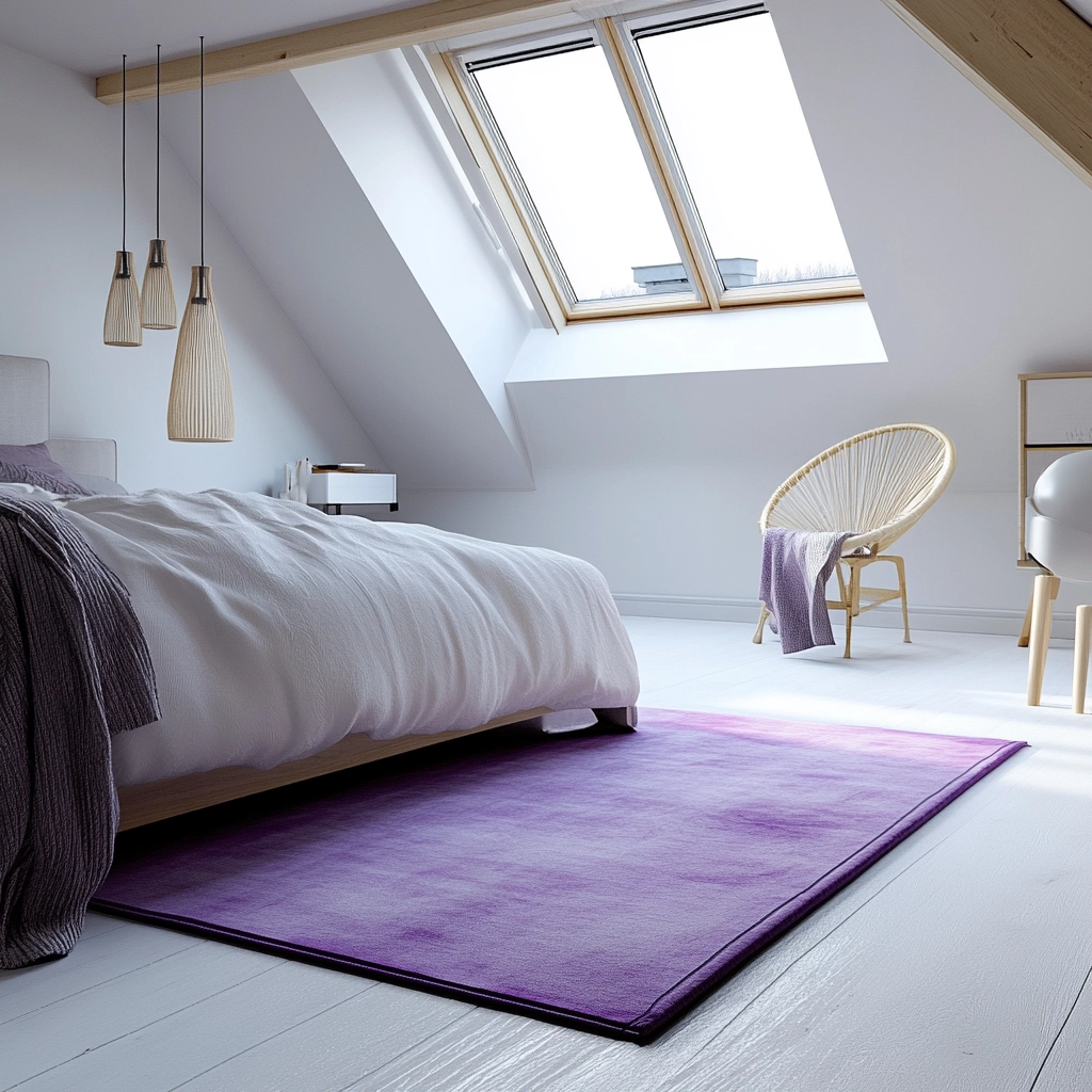 purple rug bedroom 46