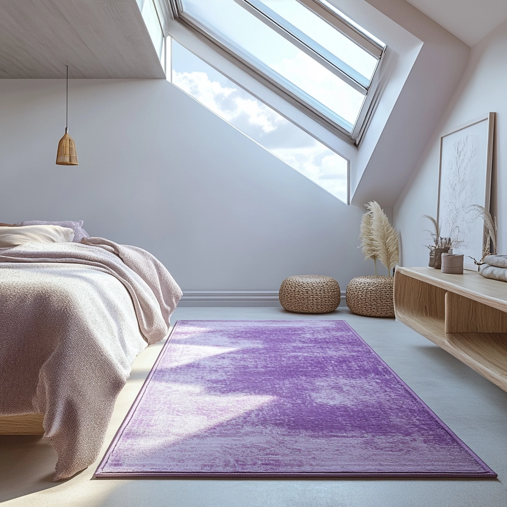 purple rug bedroom 47