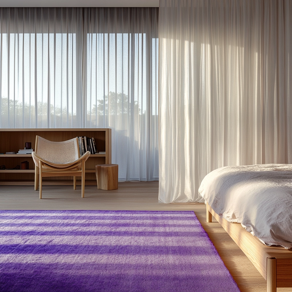 purple rug bedroom 5