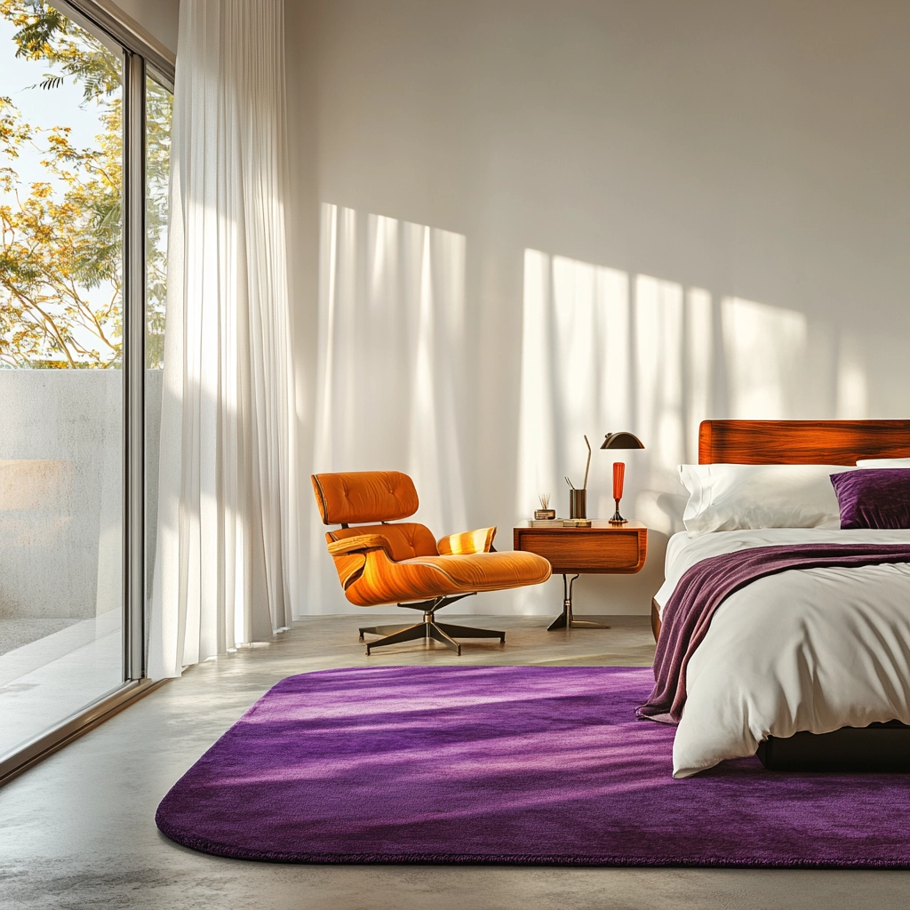 purple rug bedroom 53