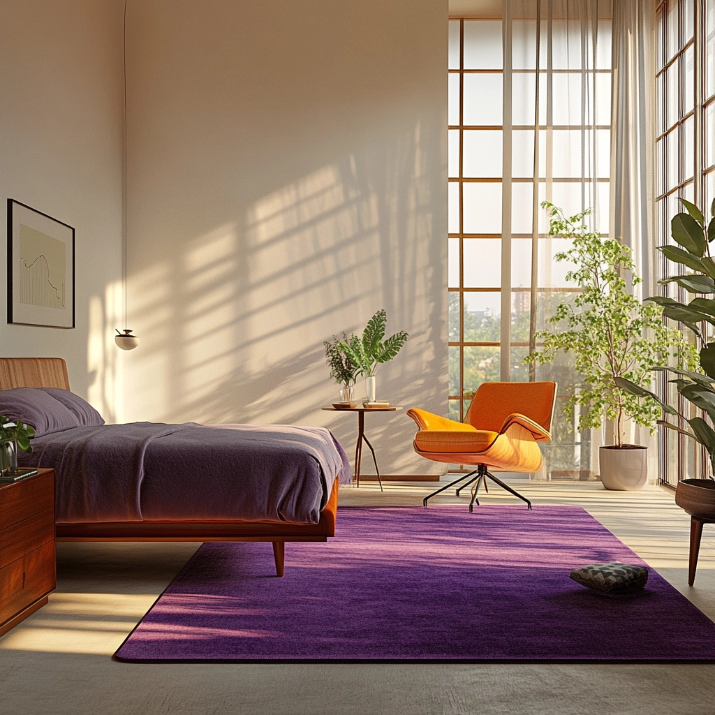 purple rug bedroom 55