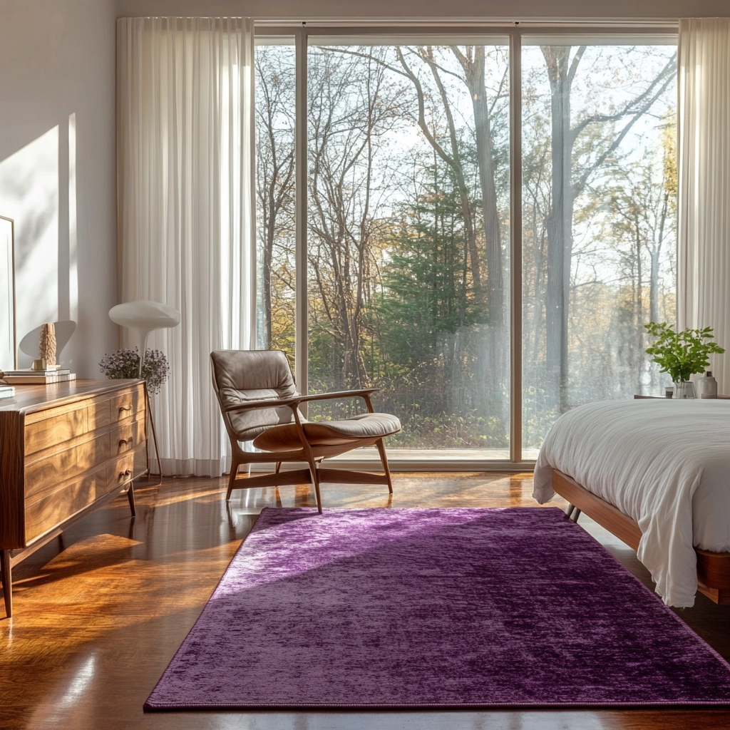 purple rug bedroom 56