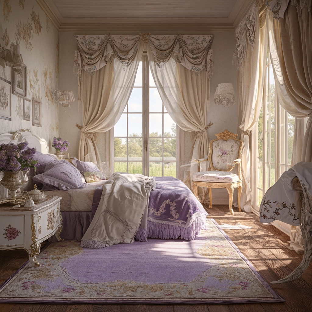 purple rug bedroom 57