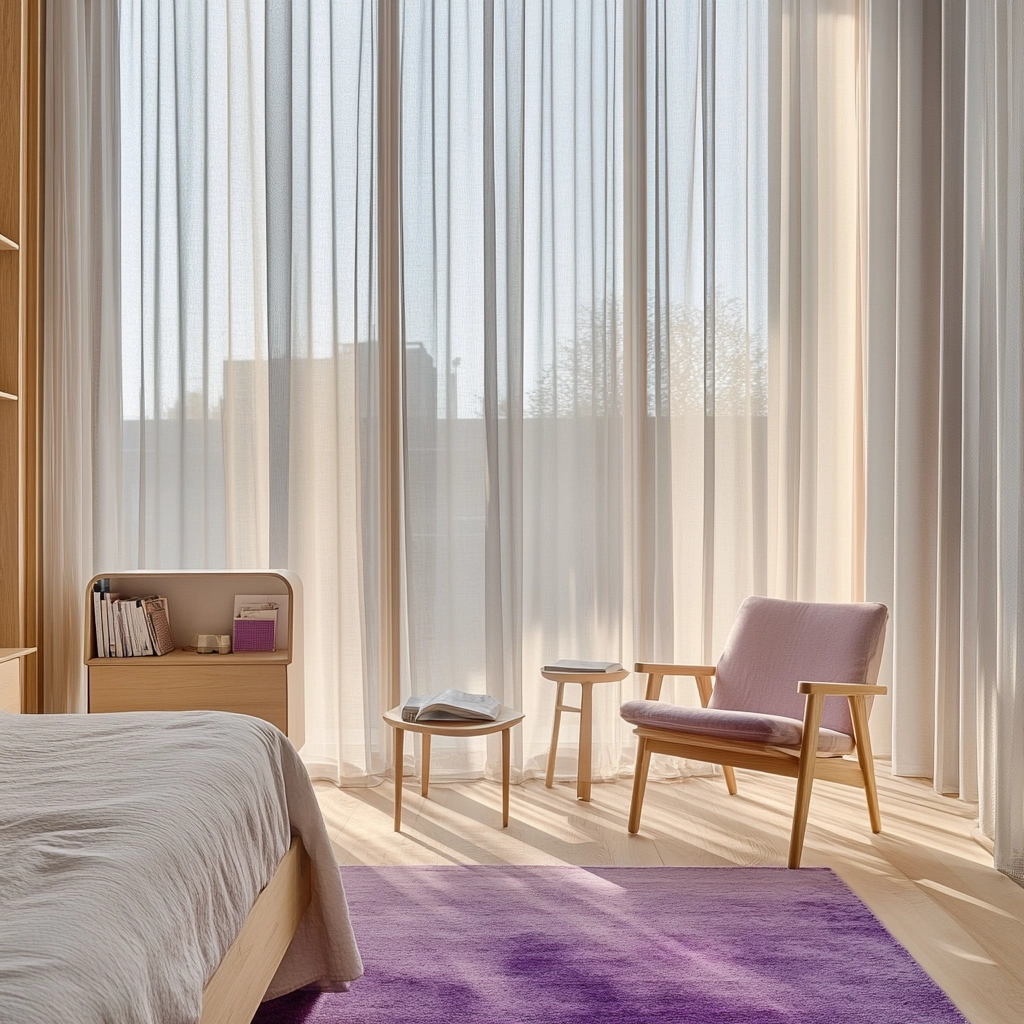 purple rug bedroom 7