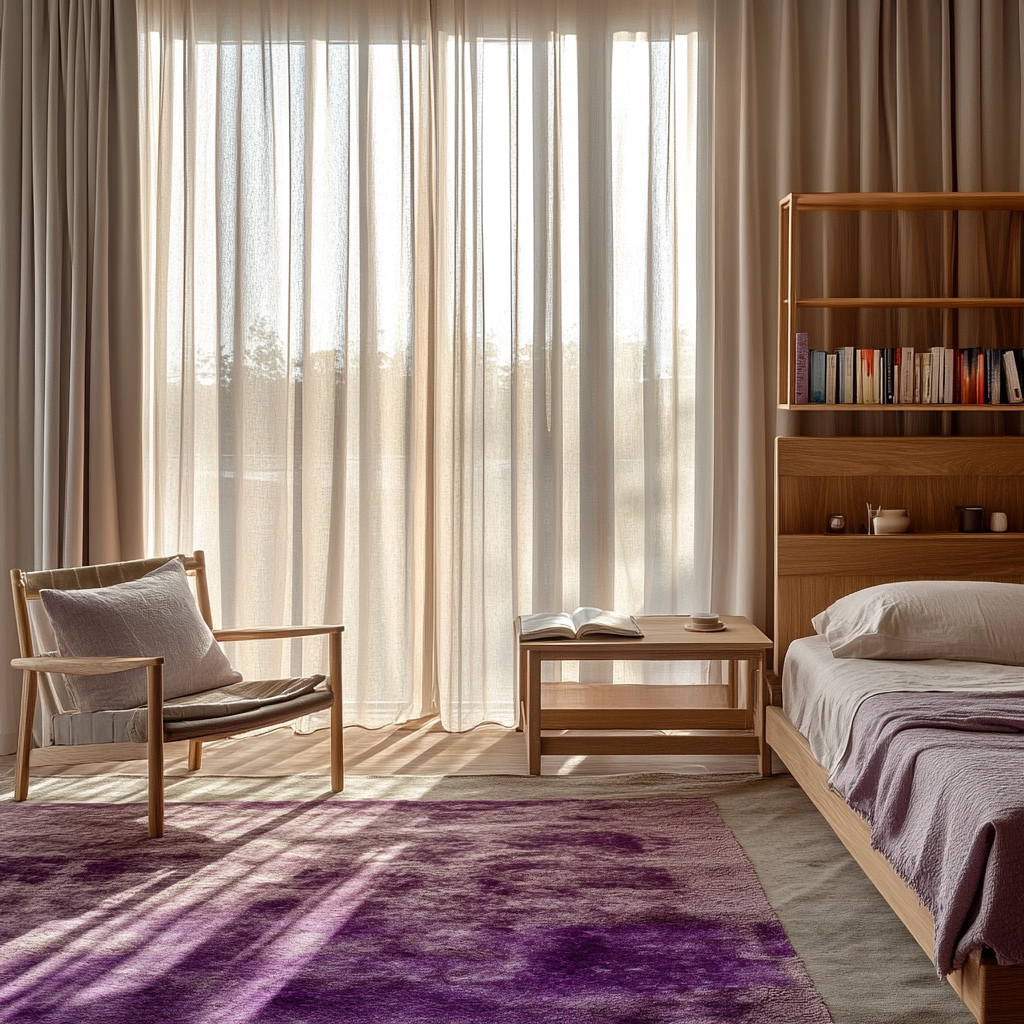 purple rug bedroom 8