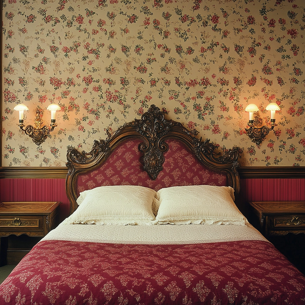 red and beige bedroom ideas 31