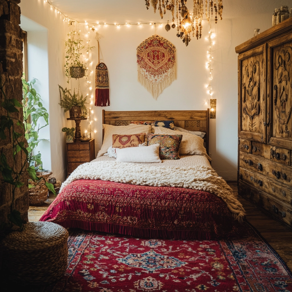 red persian rug bedroom 67