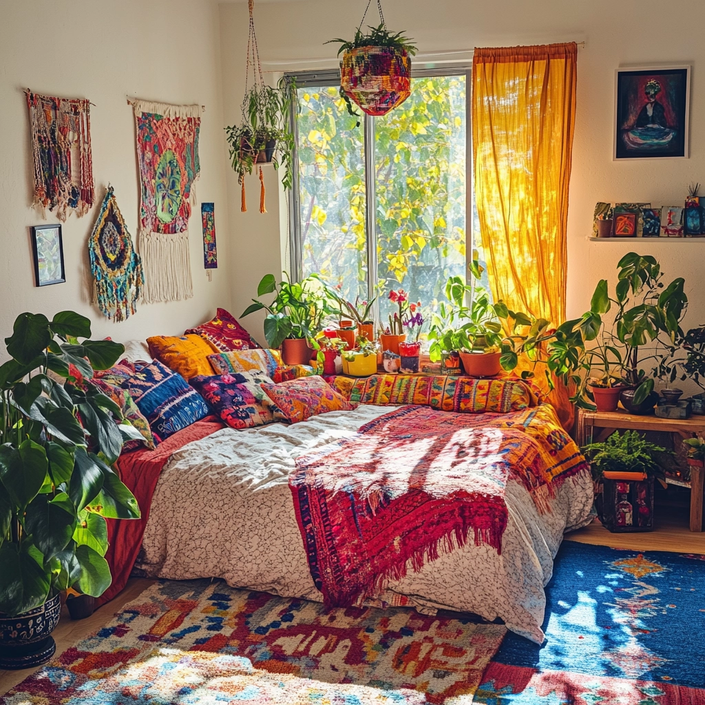 round carpet bedroom 19