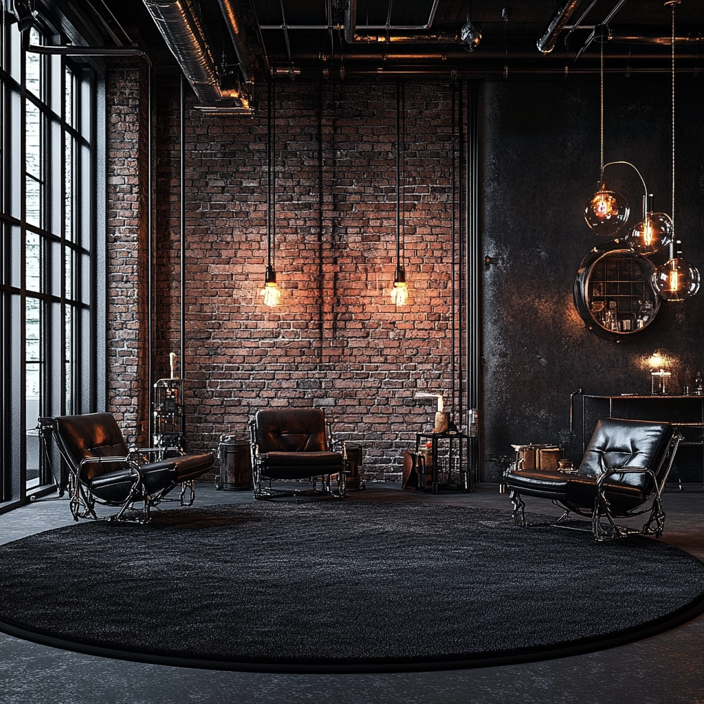 round carpet living room 12