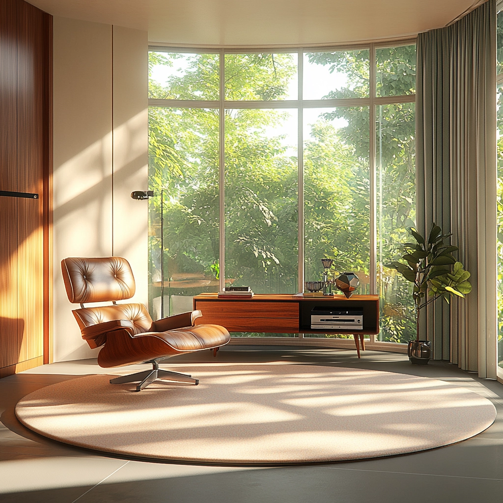 round carpet living room 16