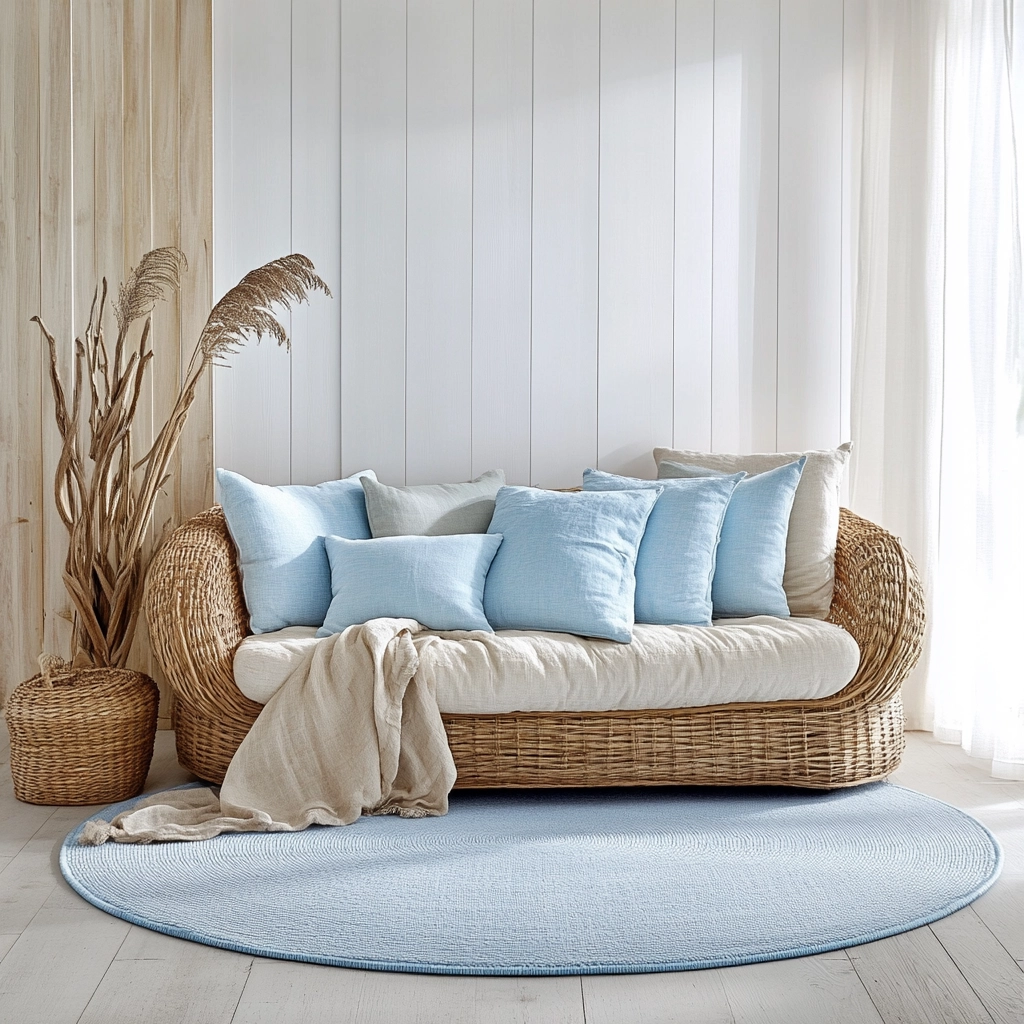 round carpet living room 18