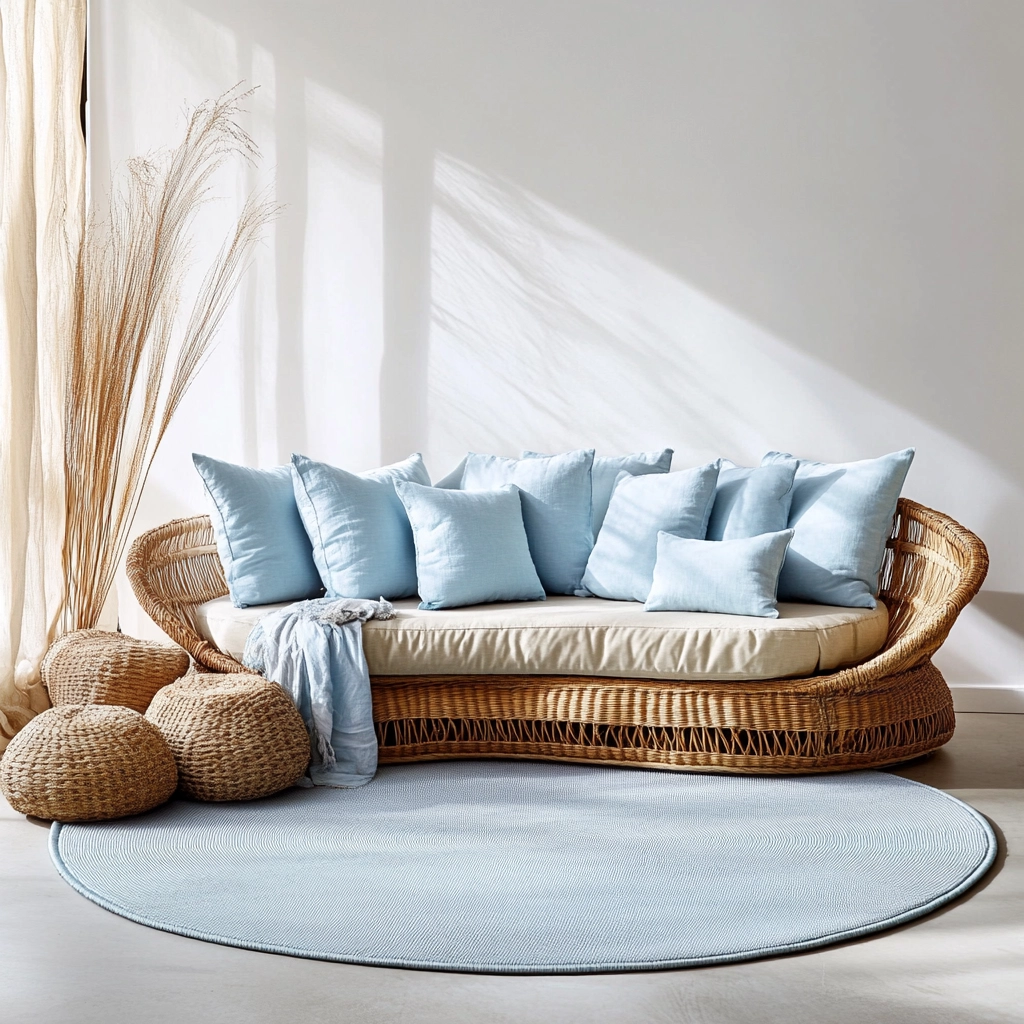 round carpet living room 19