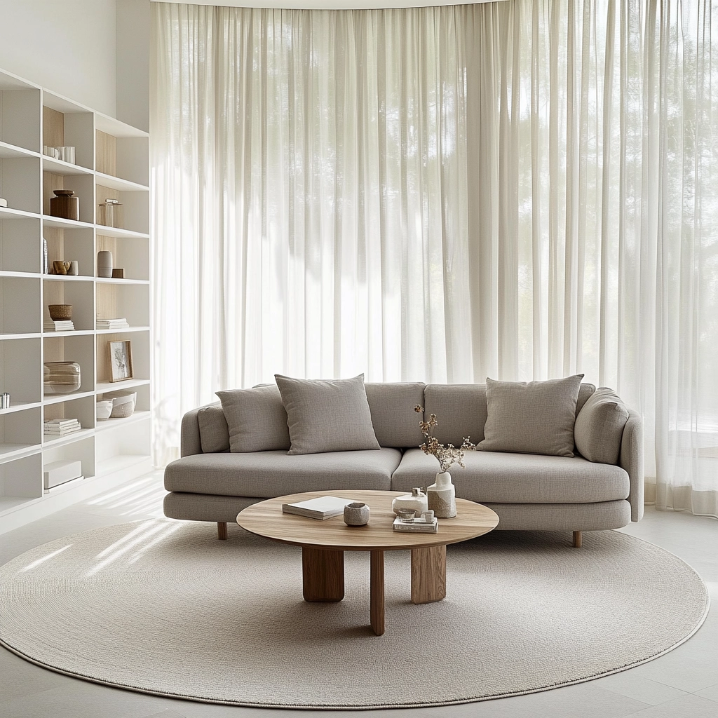 round carpet living room 2