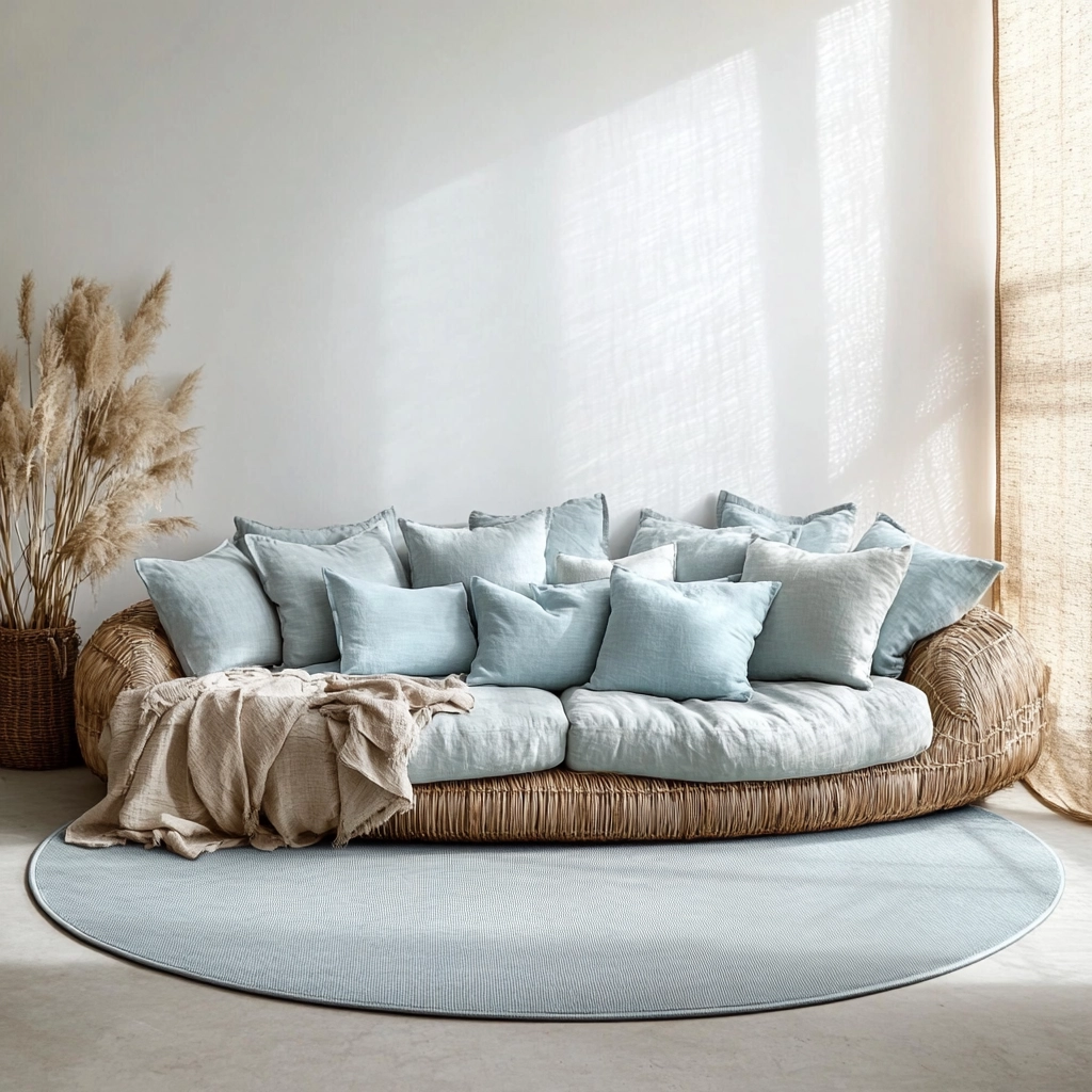 round carpet living room 20