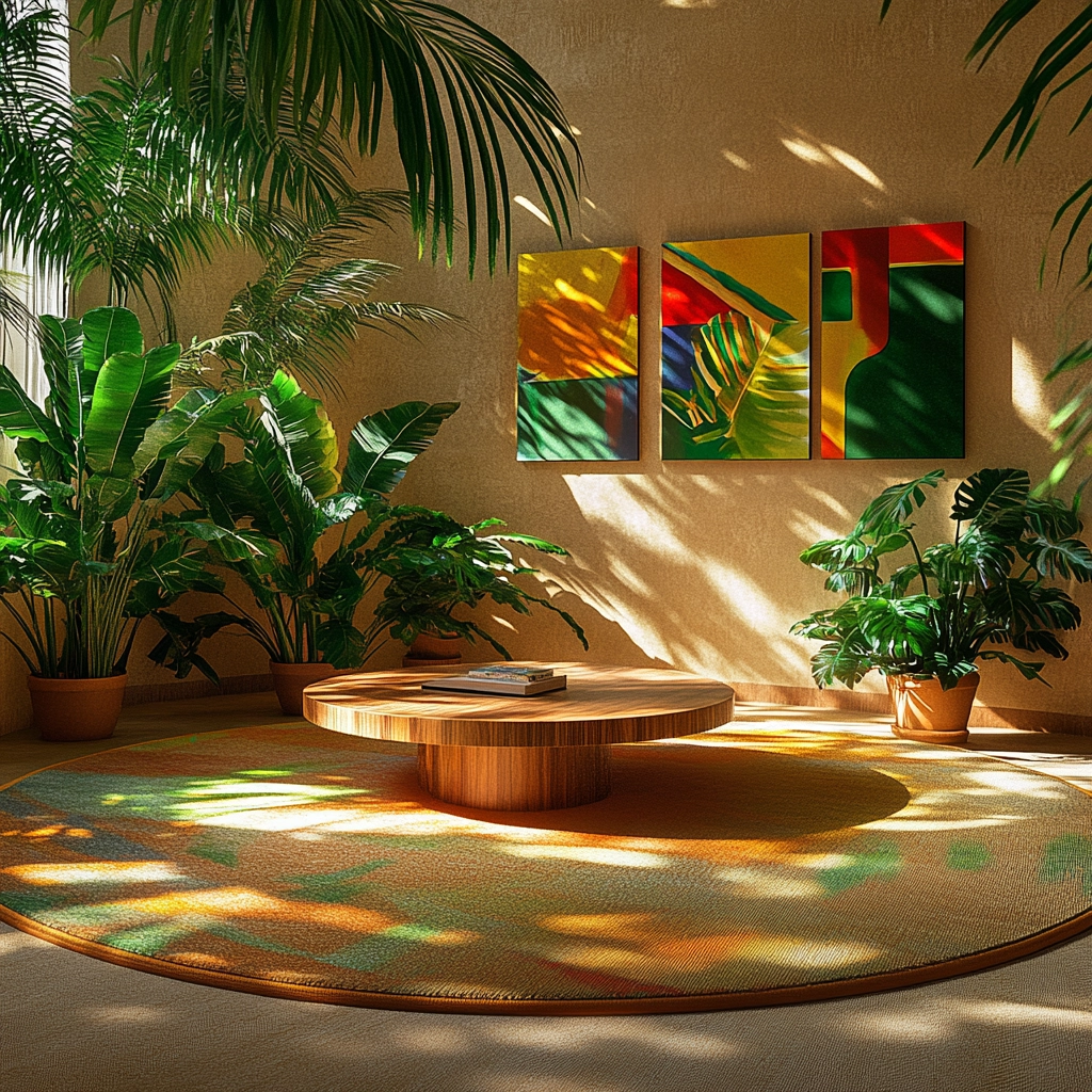 round carpet living room 24