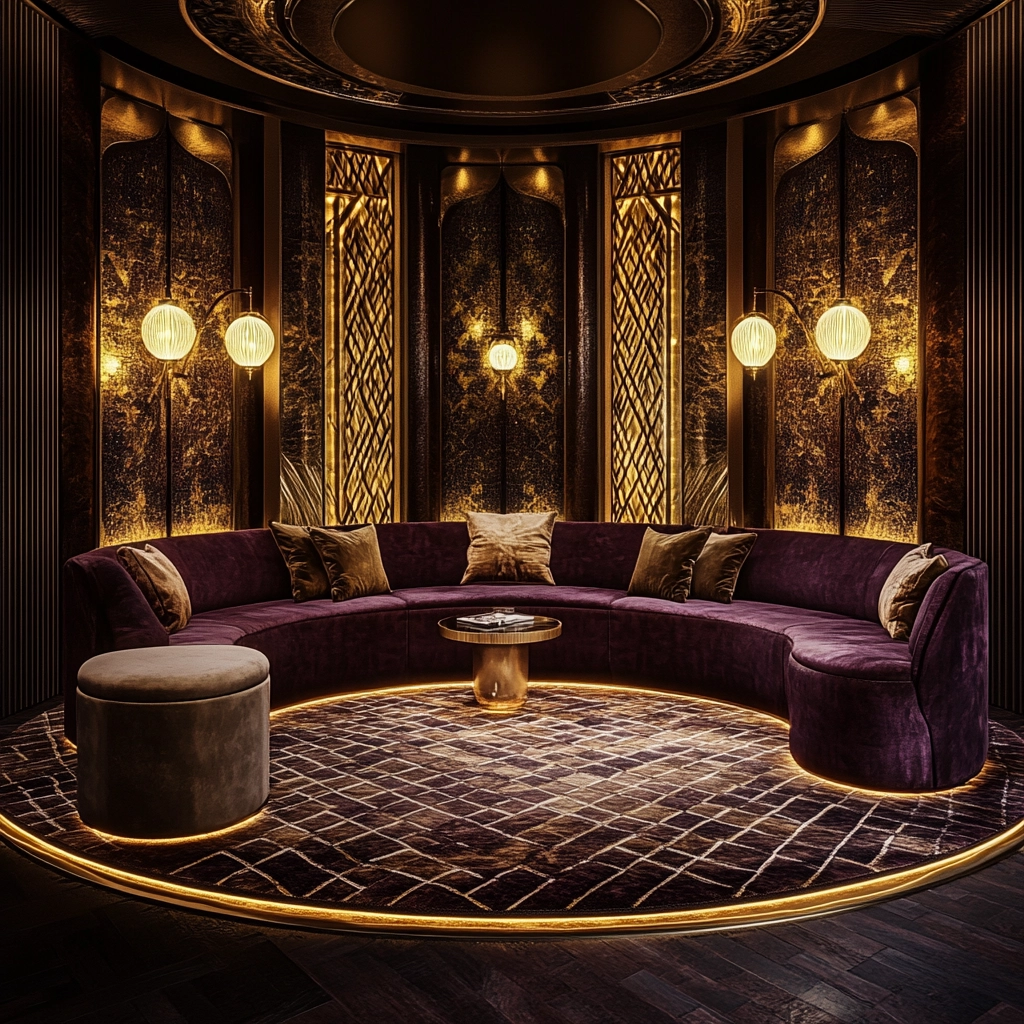 round carpet living room 25