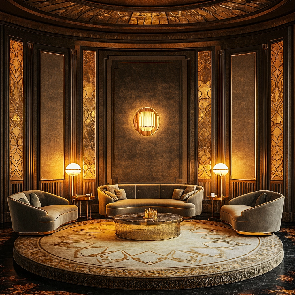 round carpet living room 27