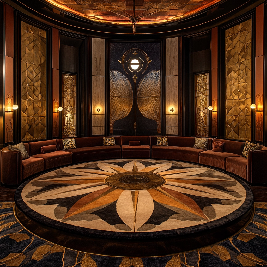round carpet living room 28