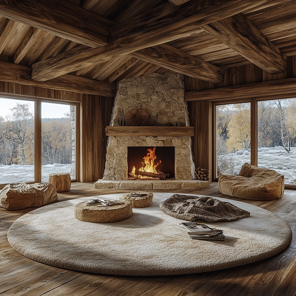 round carpet living room 31