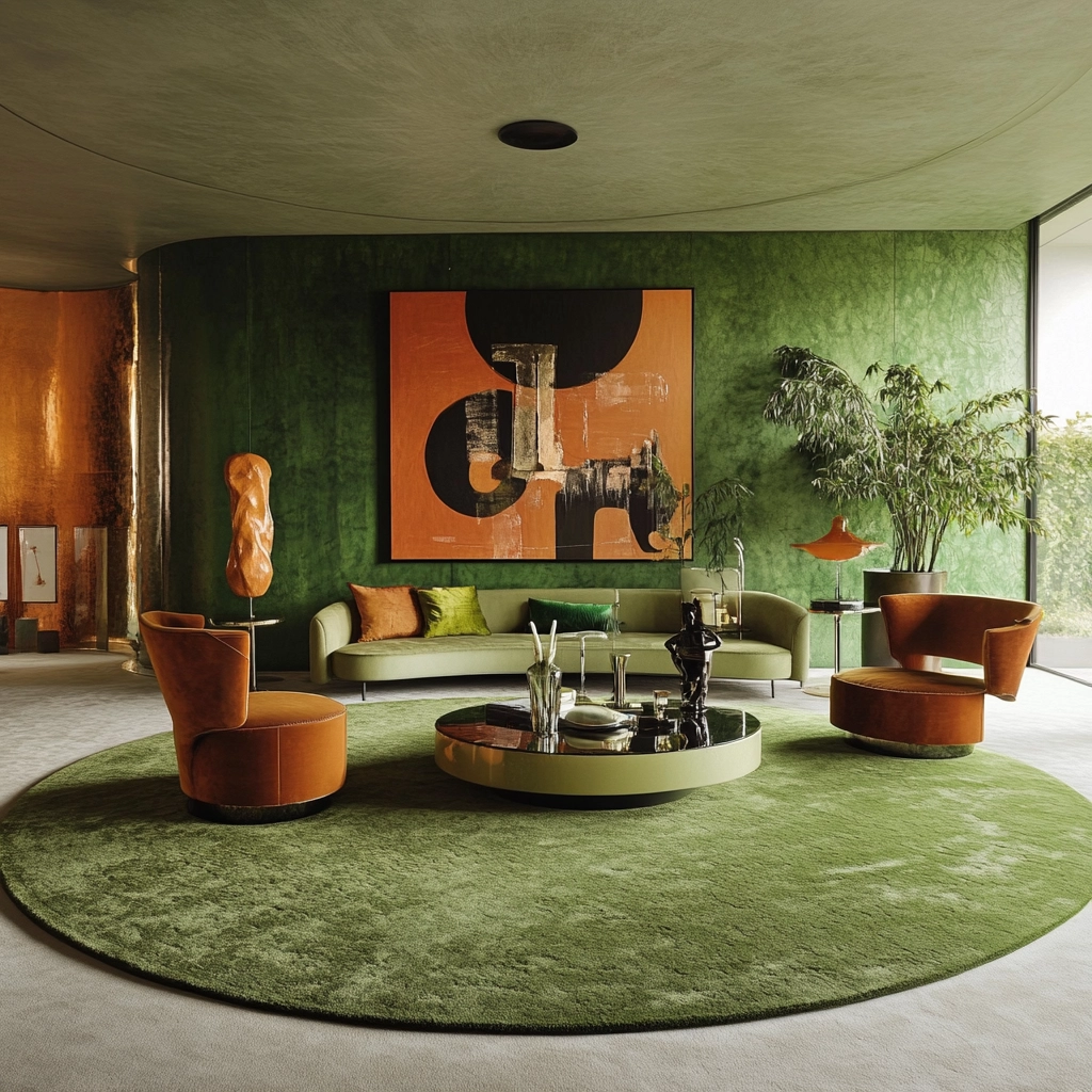 round carpet living room 33