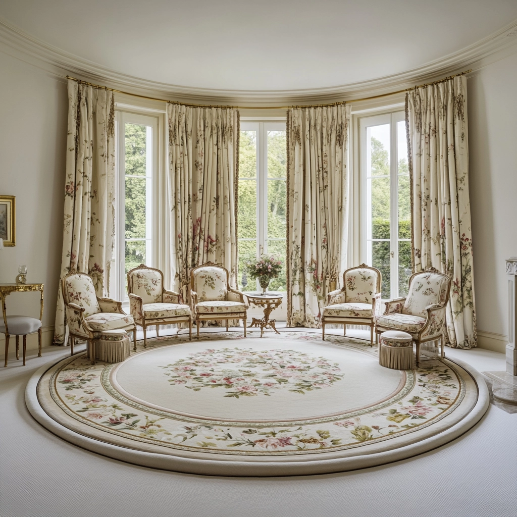 round carpet living room 41