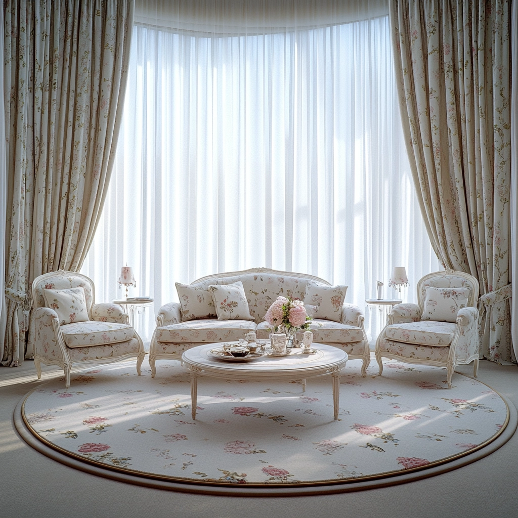 round carpet living room 42