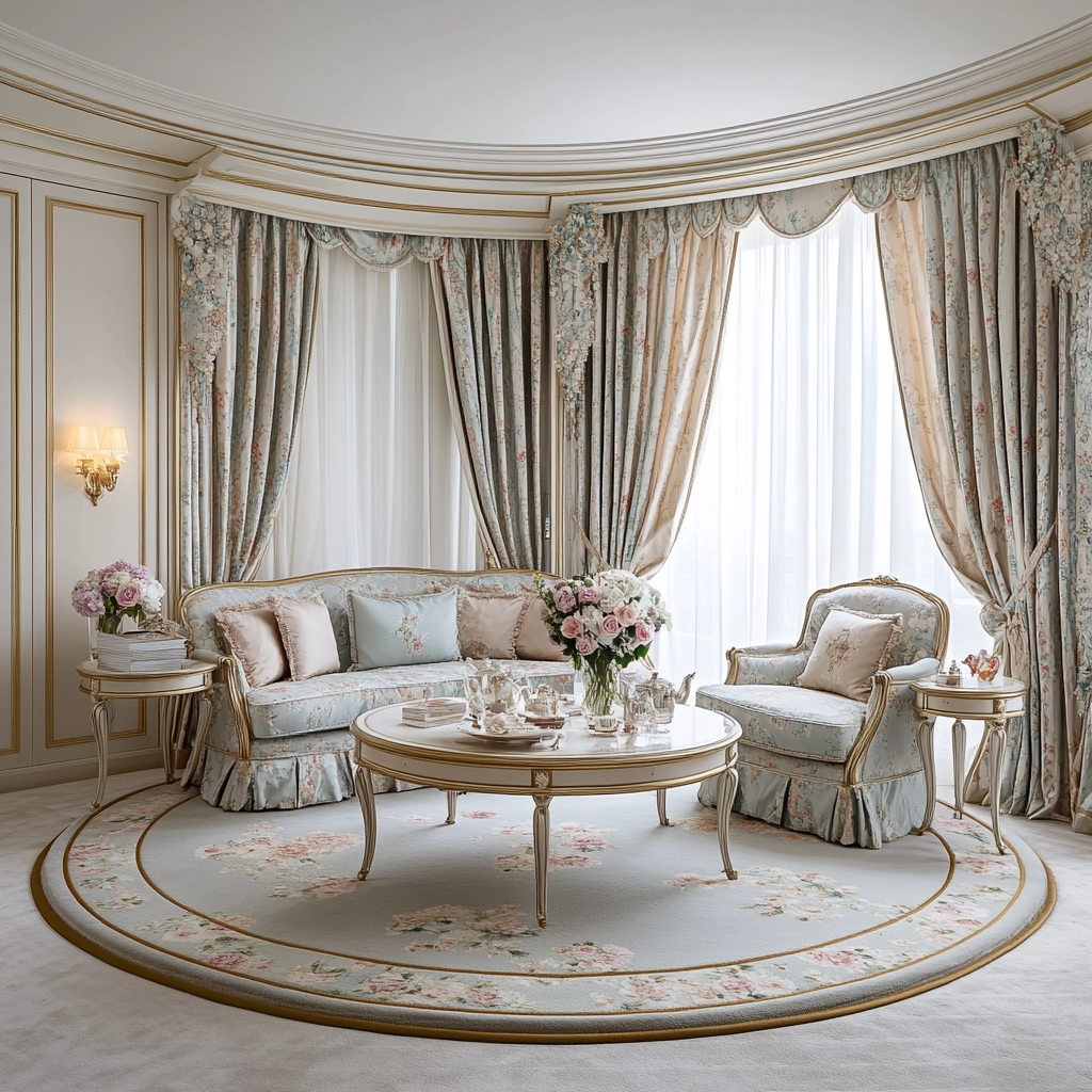 round carpet living room 43