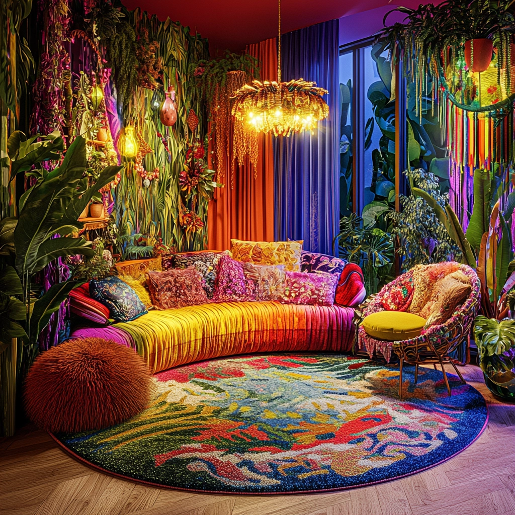 round carpet living room 49