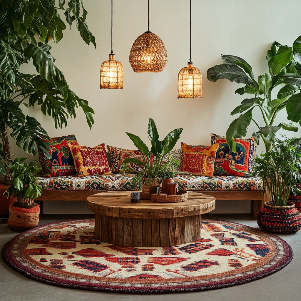 round carpet living room 5