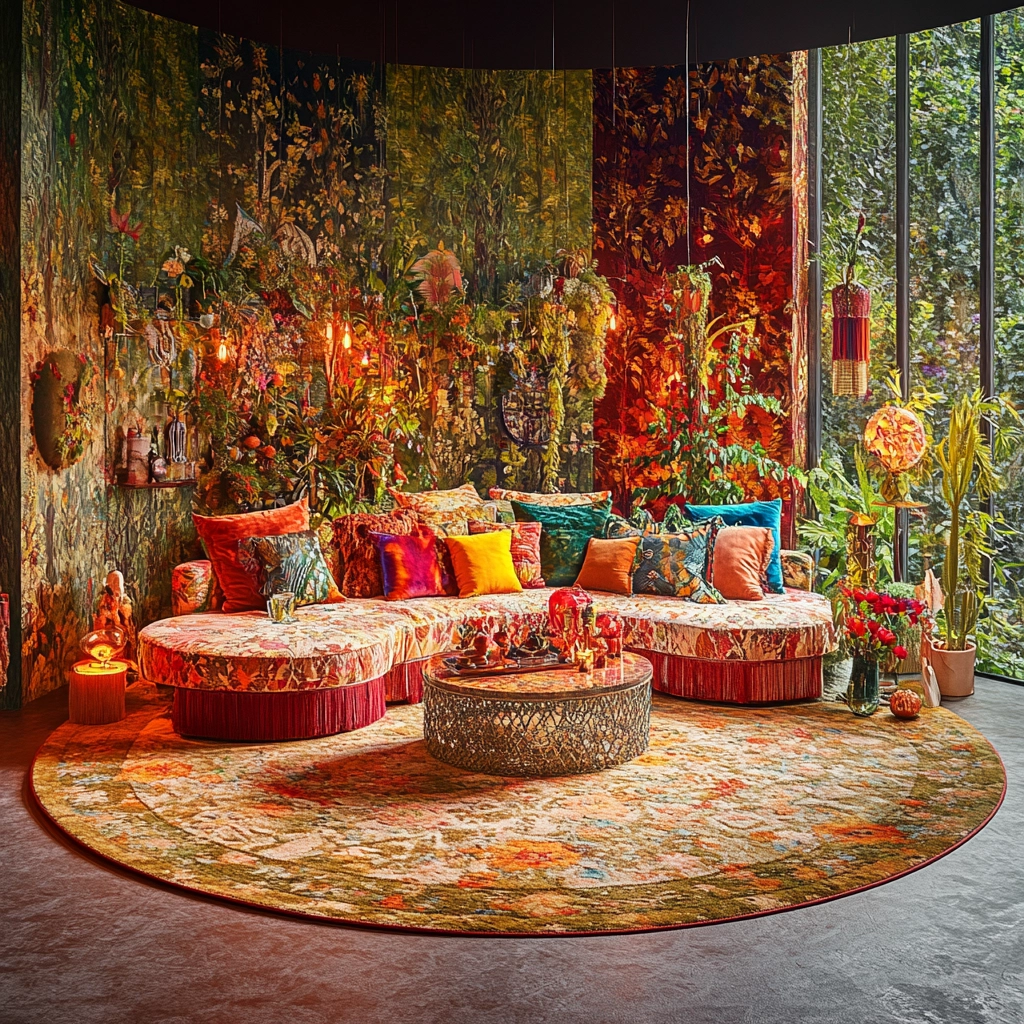 round carpet living room 50