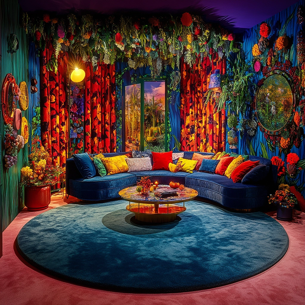 round carpet living room 52