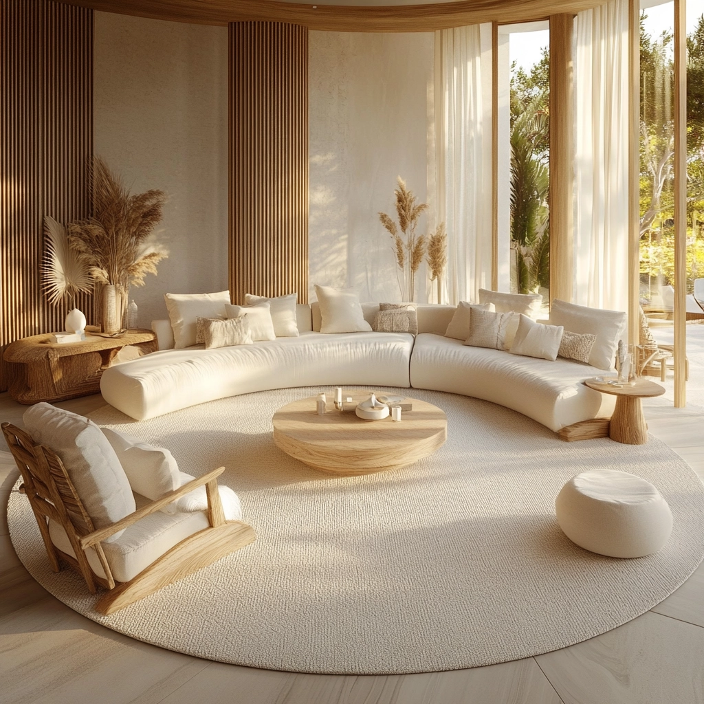 round carpet living room 56