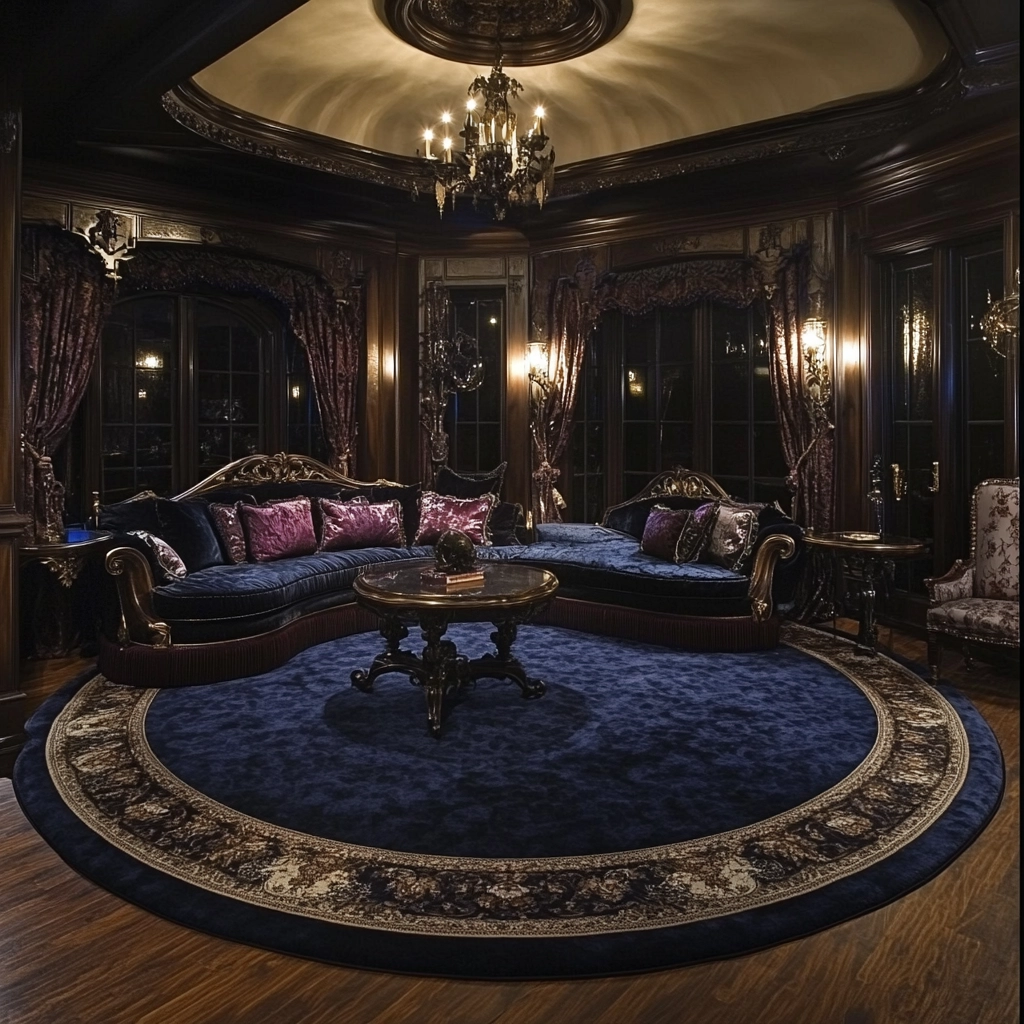 round carpet living room 59