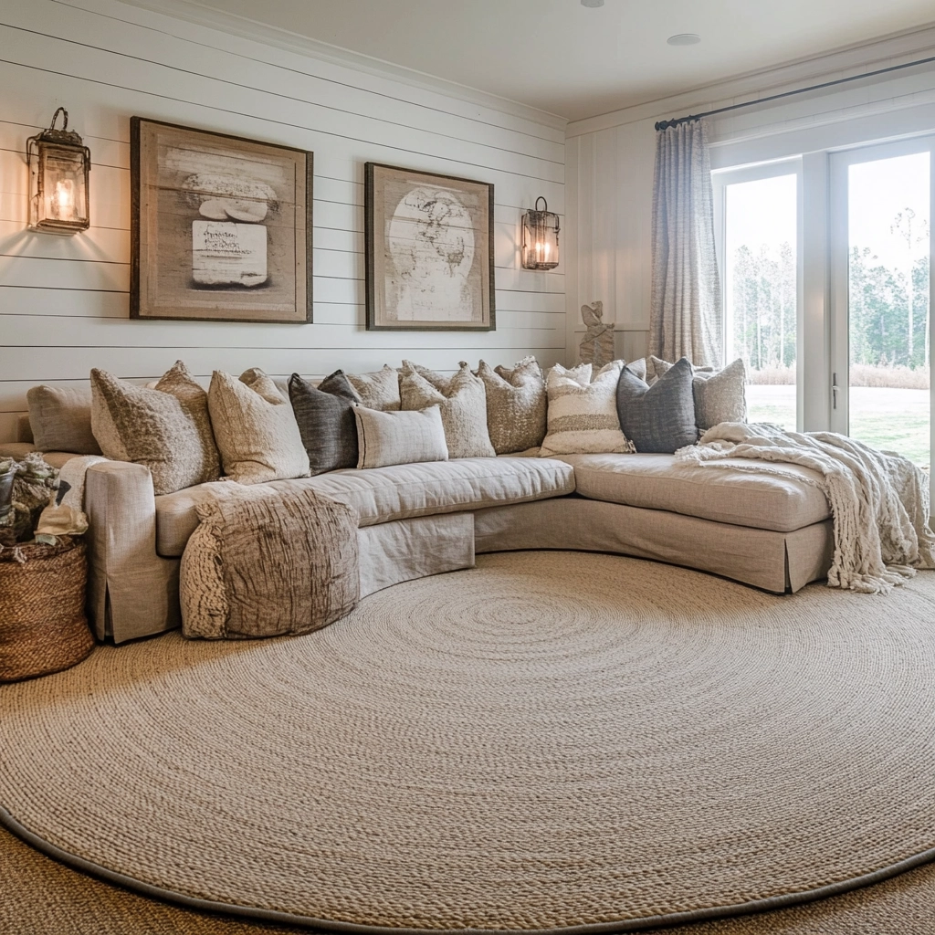 round carpet living room 63
