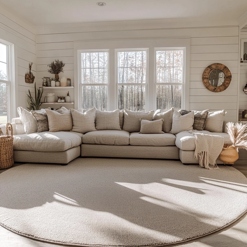 round carpet living room 64