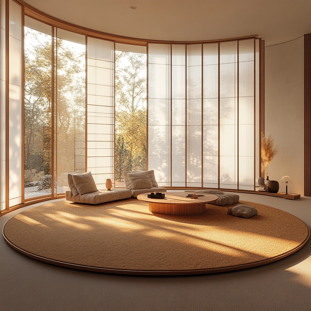 round carpet living room 67