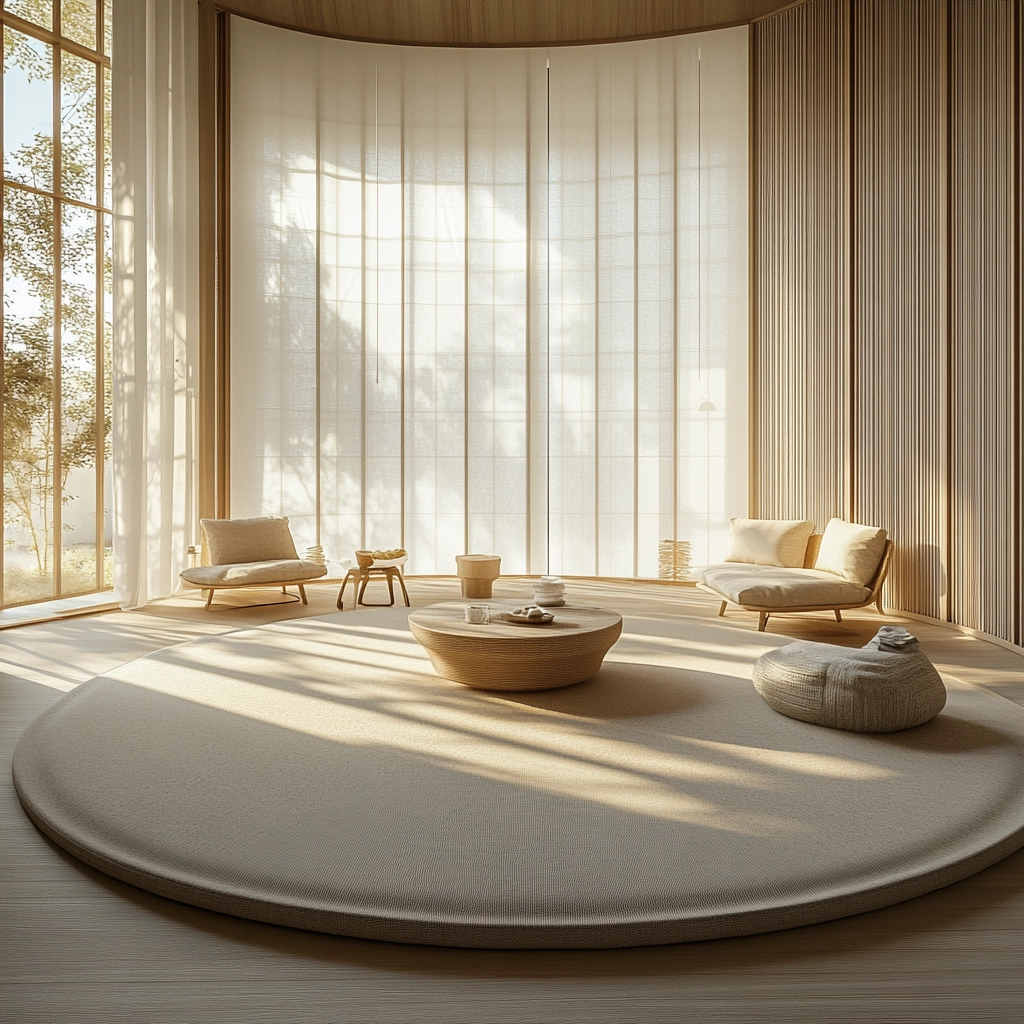 round carpet living room 68