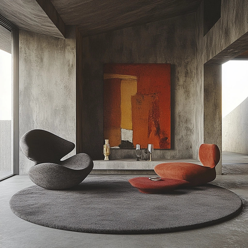 round carpet living room 69
